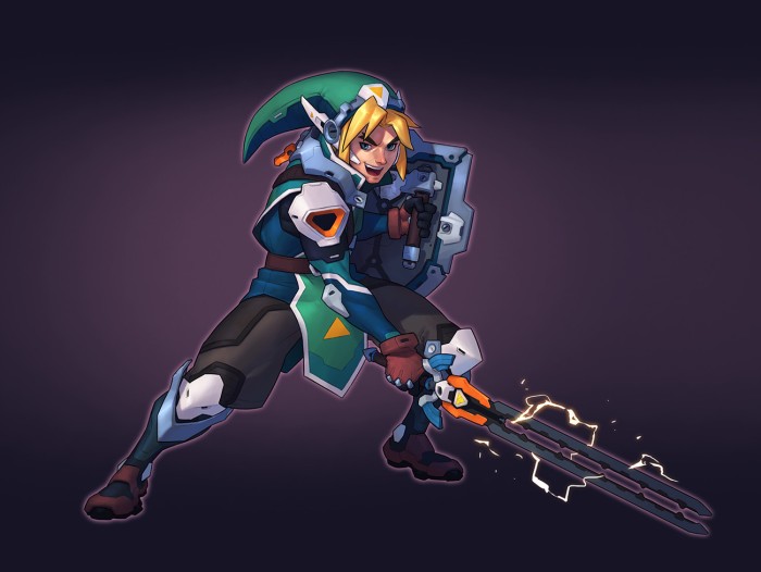 Link overwatch fanart