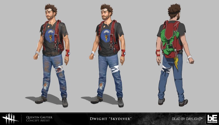 Dwight skydiver concept - behaviour