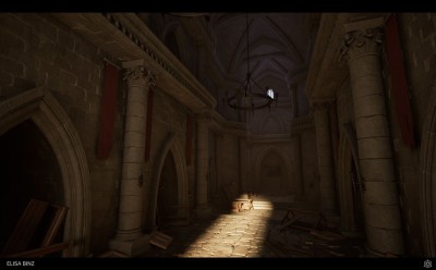 Diorama, environnement 3d par notre étudiante Elisa Binz