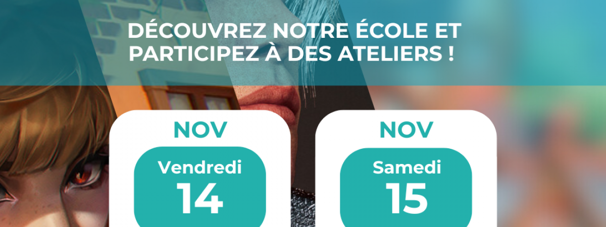 JPO Vendredi et Samedi 14-15 novembre 2025